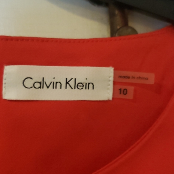 Calvin Klein Red Dress - Picture 2 of 4